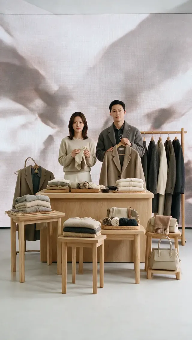 패션 라이브 방송 진열 시안